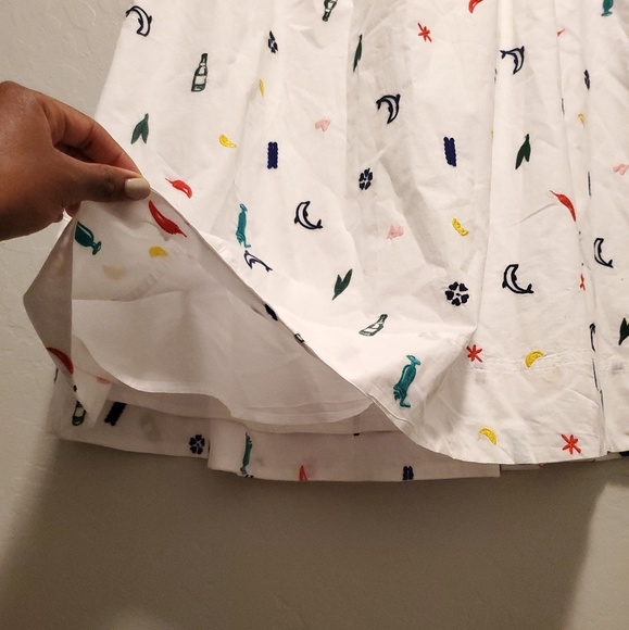 Madewell embroidered Draw string circle skirt! - Picture 6 of 7